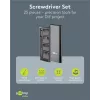Goobay 77836 precisie-schroevendraaierset 24-delig met magnetische bithouder