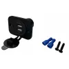 IWH USB dubbele inbouwstopcontact 12/24V 2,1A 2x USB-A zwart 019006