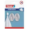 tesa Permanent haak ovaal metaal chroom 6 kg zelfklevend 66611-00000-00