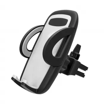 IWH 019260 360° draaibare auto-ventilatie-telefoonhouder voor 53-95 mm smartphones, zwart