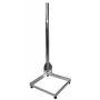 WEISS BS4040 aluminium balkonstandaard 40x40 cm basis, 1 m mast, 48 mm diameter 3040