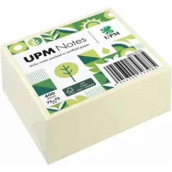 UPM Notes zelfklevende notities 5820-01PG 75x75mm 400 vel geel