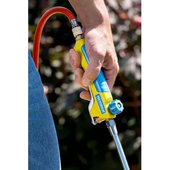 GLORIA 000296.0000 gas-soldeer- en hardsoldeerbrander-set met 5 m slang, 1000 °C, DVGW/GS