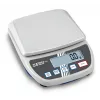 KERN EMS 12K0.1 precisieweegschaal, 12 kg x 0,1 g, RVS platform, RS-232, net-/batterijvoeding