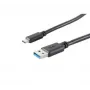 EXERTIS CONNECT USB 3.1 Type-C naar USB 3.0 Type-A kabel, 1,8 m, zwart 39910223