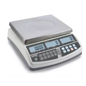 KERN CPB 30K0.5N telweger, 30 kg capaciteit, 0,5 g afleesbaarheid, batterij- & netvoeding