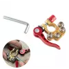 IWH 019056 accu-snelverbinder, plus- en min-veerklem, snelkoppeling, met tapeind, 1 paar