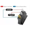 IWH rood verlichte wipschakelaar 12V/24V 10A ON-OFF SPST 19029