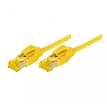 TECLINE Dätwyler Cat 6a S/FTP patchkabel, PiMF, geel, 3,0 m, 10 Gbit/s, halogeenvrij, Hirose TM31 stekker 78003Y