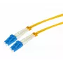 Tecline HD singlemode OS2 glasvezel-patchkabel, LC duplex naar LC duplex, 0,5 m, geel 799LL00