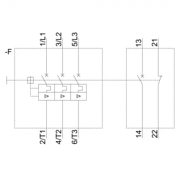 Siemens 3RV2021-1EA15 vermogensschakelaar