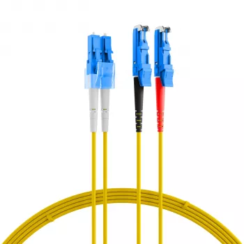 EFB-Elektronik duplex jumper LC-E2000 9/125µ OS2 LSZH geel 2,0mm 1m O0364.1