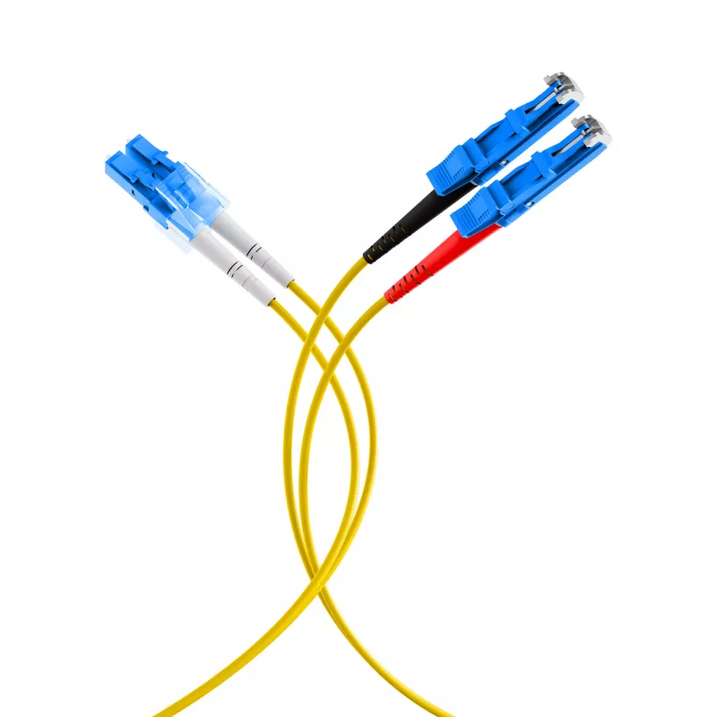 EFB-Elektronik duplex jumper LC-E2000 9/125µ OS2 LSZH geel 2,0mm 1m O0364.1