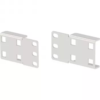 EFB PRO-PDU01.GR PDU-montagebeugelset, 1 HE, RAL 7035 lichtgrijs, 2 stuks
