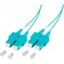 EFB Elektronik SCSCOM3DAQ2 2m duplex SC OM3 multimode glasvezel patchkabel, LSZH aqua