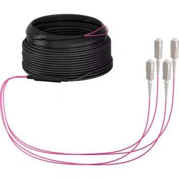 EFB Elektronik OM4 multimode glasvezel trunk-kabel, 4 vezels, SC naar SC, 30 m, LSZH, Dca O8301S30OM4