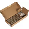 EFB E-20094-24 RJ45 Keystone Slimline/Shortbody Cat.6A component-gecertificeerd zilver, 24 stuks