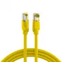 EFB Elektronik RJ45 patchkabel Cat.6A S/FTP LSZH geel 0,15m (K8560GE.0,15)