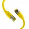 EFB Elektronik RJ45 patchkabel Cat.6A S/FTP LSZH geel 0,15m (K8560GE.0,15)