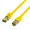 EFB Elektronik RJ45 patchkabel Cat.6A S/FTP LSZH geel 0,15m (K8560GE.0,15)