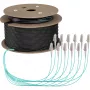 EFB Elektronik trunkkabel U-DQ ZN BH OM3 12G 1x12 LC-LC 100m Dca LSZH - 100 m O8342S100OM3