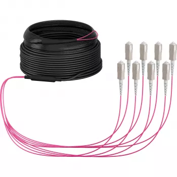 EFB Elektronik trunk-kabel U-DQ ZN BH OM4 8G 1x8 SC-SC 30m Dca LSZH O8321S30OM4