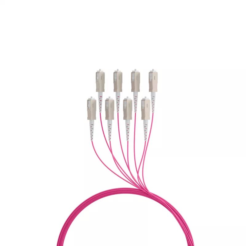 EFB Elektronik trunk-kabel U-DQ ZN BH OM4 8G 1x8 SC-SC 30m Dca LSZH O8321S30OM4