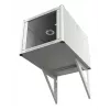 EFB steunelement voor wandbehuizing diepte 800 mm RAL 9005 set van 2 (691900TS)
