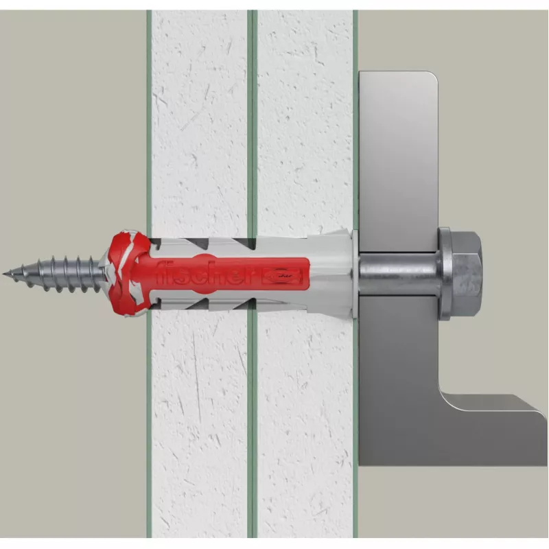 fischer DuoPower ETA 8x40 FPF II plug met schroeven, 50 stuks 564789