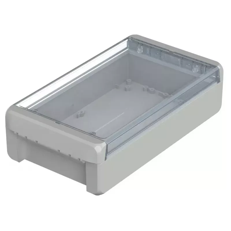 BOPLA EUROMAS II wandbehuizing, polycarbonaat, lichtgrijs (RAL 7035), 60x125x231 mm 96025225