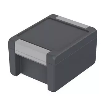 Bopla BA 141309 F-7024 universele behuizing 159 x 128 x 90 aluminium grafietgrijs RAL 7024 00123234