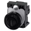 Siemens SIRIUS ACT 3SU1200-6KB10-1AA0 akoestische melder, 22 mm rond, kunststof, zwart, 24 V AC/DC, IP66/IP67/IP69K