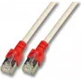 EFB K5450.2 RJ45 crossover patchkabel SF/UTP Cat.5e CCA 2m grijs met rode tule