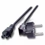 EFB Elektronik EK550.1,8 netsnoer 1,8 m zwart CEE 7/7 naar IEC C5
