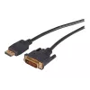 EFB Elektronik DisplayPort naar DVI-D kabel, 2 m, zwart, aangegoten, duimschroeven K5564SW.2