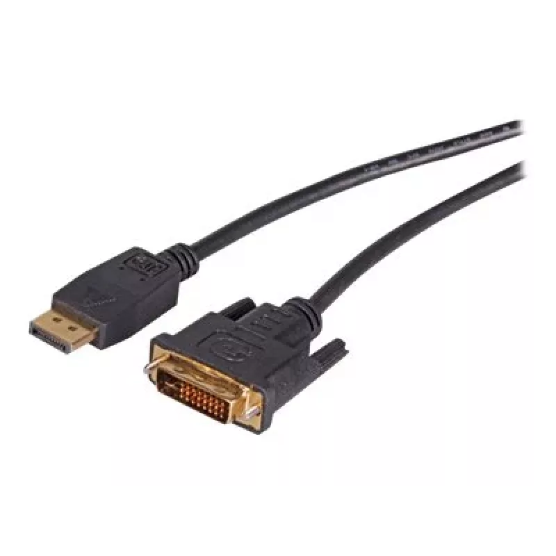 EFB Elektronik DisplayPort naar DVI-D kabel, 2 m, zwart, aangegoten, duimschroeven K5564SW.2