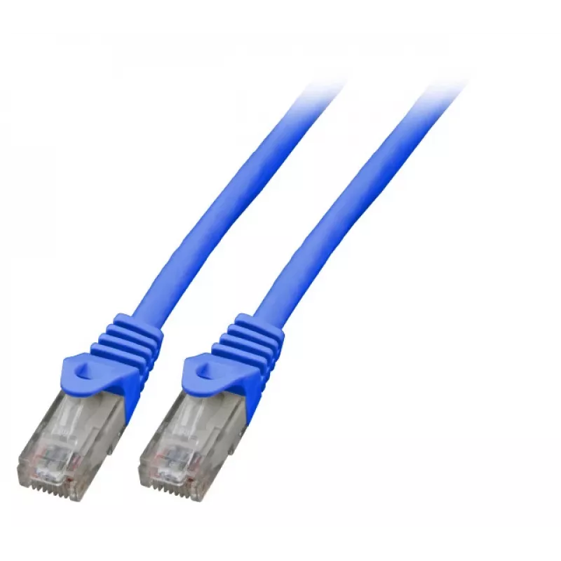 EFB-Elektronik RJ45 patchkabel Cat.5e U/UTP LSZH CCA AWG24/7 blauw 20m (K8110BL.20)