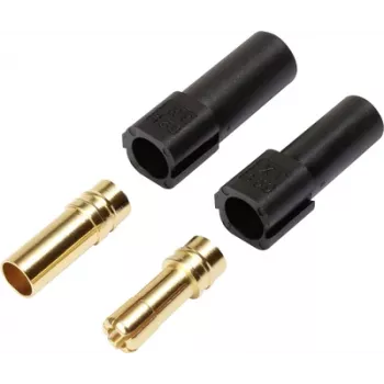 Reely XT150 vergulde stekkerverbinder-set, 150A, zwart XT150 zwart
