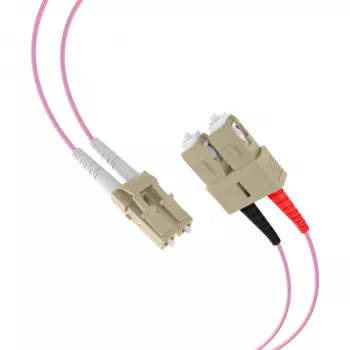 EFB-Elektronik Duplex jumper LC-SC 50/125µ OM4 LSZH erikaviolet 2,0mm 30m O0323.30