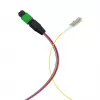 EFB MTP-M/LC 8-vezel matrix patchkabel OS2, LSZH geel, 1m