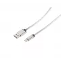 Exertis Connect 39910214 USB-C naar USB-A kabel, 1 m, USB 3.2 Gen 1, zilver