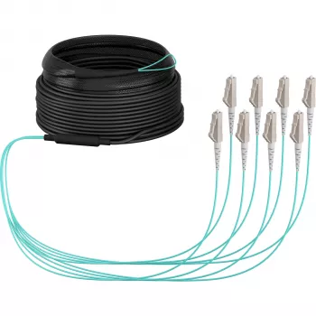 EFB Elektronik trunkkabel U-DQ ZN BH OM3 8G 1x8 LC-LC 10m Dca LSZH O8322S10OM3