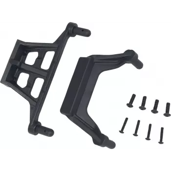 Reely RE-5690556 carrosseriehouder-set voor 1:10 RC-auto's (4 houders, 8 clips, zwart)