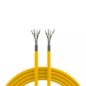 INFRALAN Cat.7A 1250 AWG22 S/FTP 4P CPR Dca 25Gbit/s ready raapsgeel RAL1021, 500m 999833.500-CPR