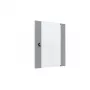 EFB Elektronik glazen deur voor X-Rack wandbehuizing 15U grijs RAL7035 3/3 WGX-TUR15GR.G