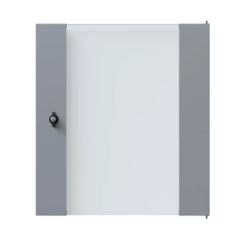 EFB Elektronik glazen deur voor X-Rack wandbehuizing 15U grijs RAL7035 3/3 WGX-TUR15GR.G