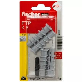 Fischer FTP K 6 K NV Porenbetonanker 50 mm, nylon, 1 stuk 532660