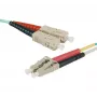 EXERTIS CONNECT Glasvezel-patchkabel, 50/125 µm, OM3, SC duplex naar LC duplex, turquoise, 4,0 m