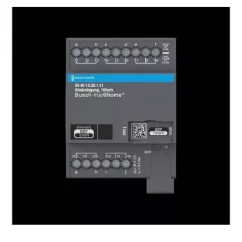 BUSCH-JAEGER Binair ingangsmodule BI-M-10.20.1.11, 10-kanaals KNX, DIN-rail 2CDG510015R0021