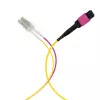 EFB Elektronik MPOF12LCOM4-5 MPO-PLUS (F) naar LC duplex trunk-kabel, OM4, 12 vezels, type B, LSZH, erika-violet, 5 m
